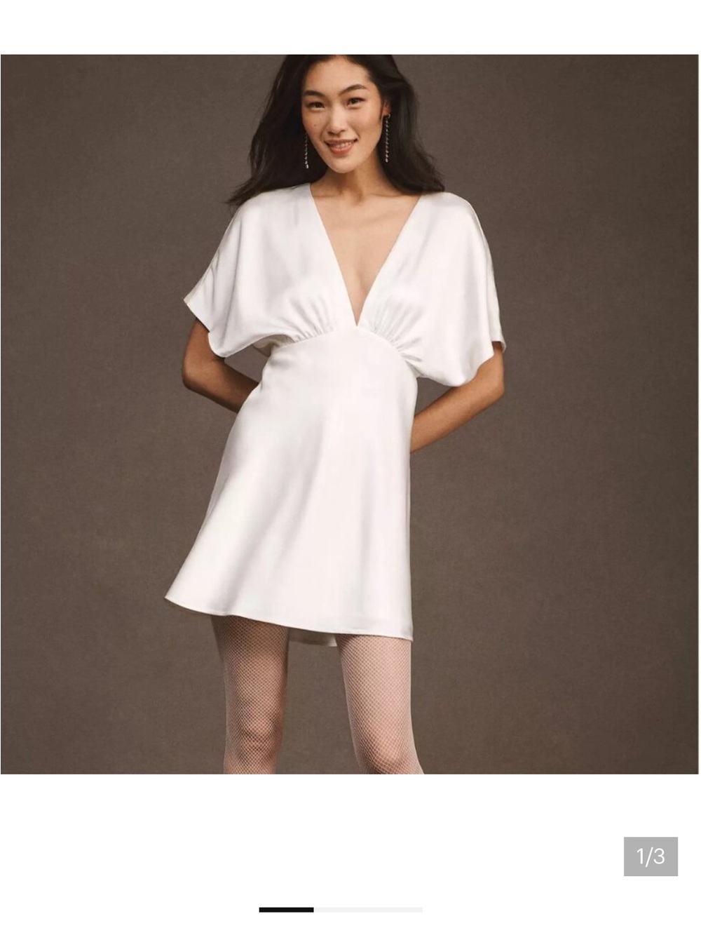 Anthropologie white Mini dress dress BHLDN